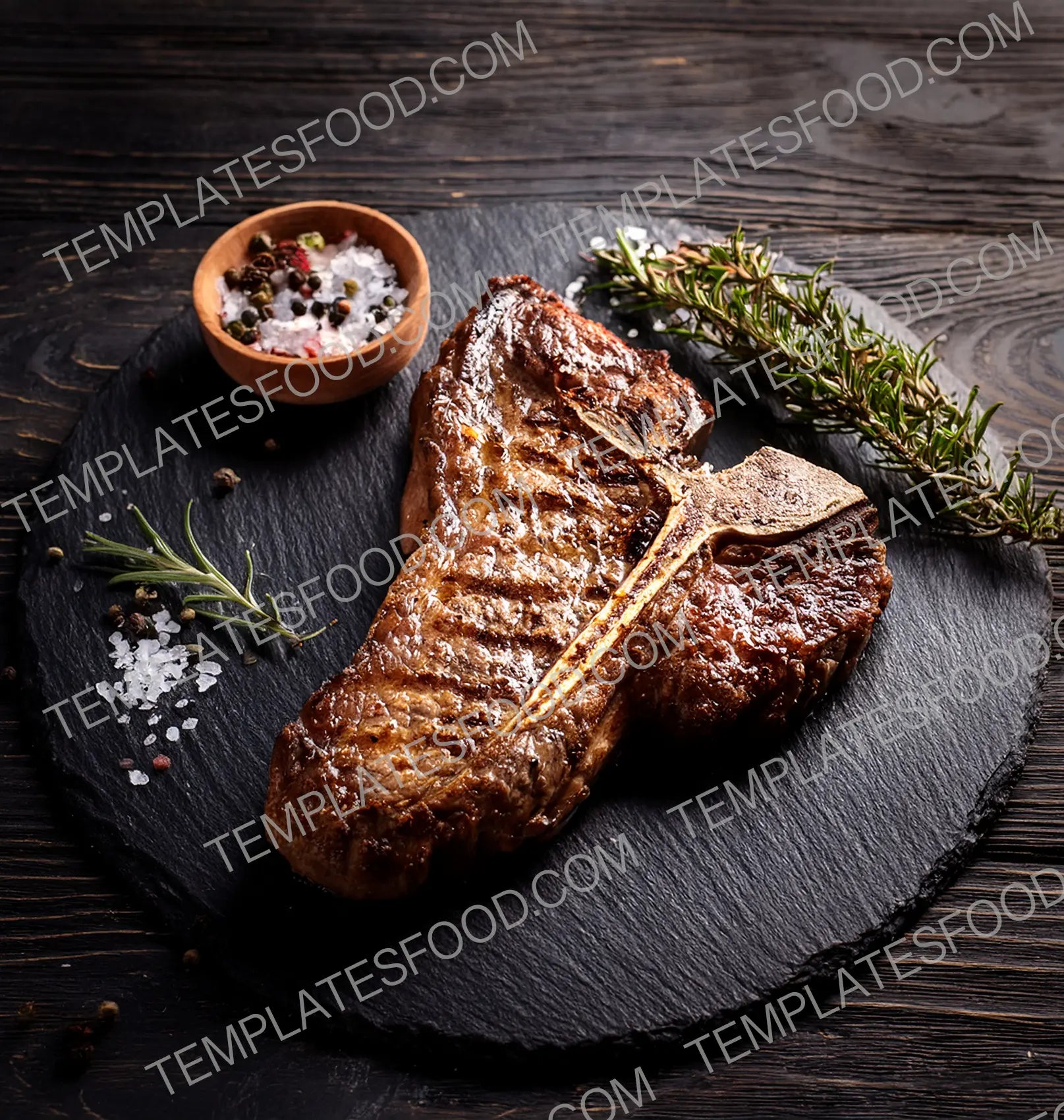 Steakhouse Photo Pack - 50 High-Resolution Menu Images Food Templates